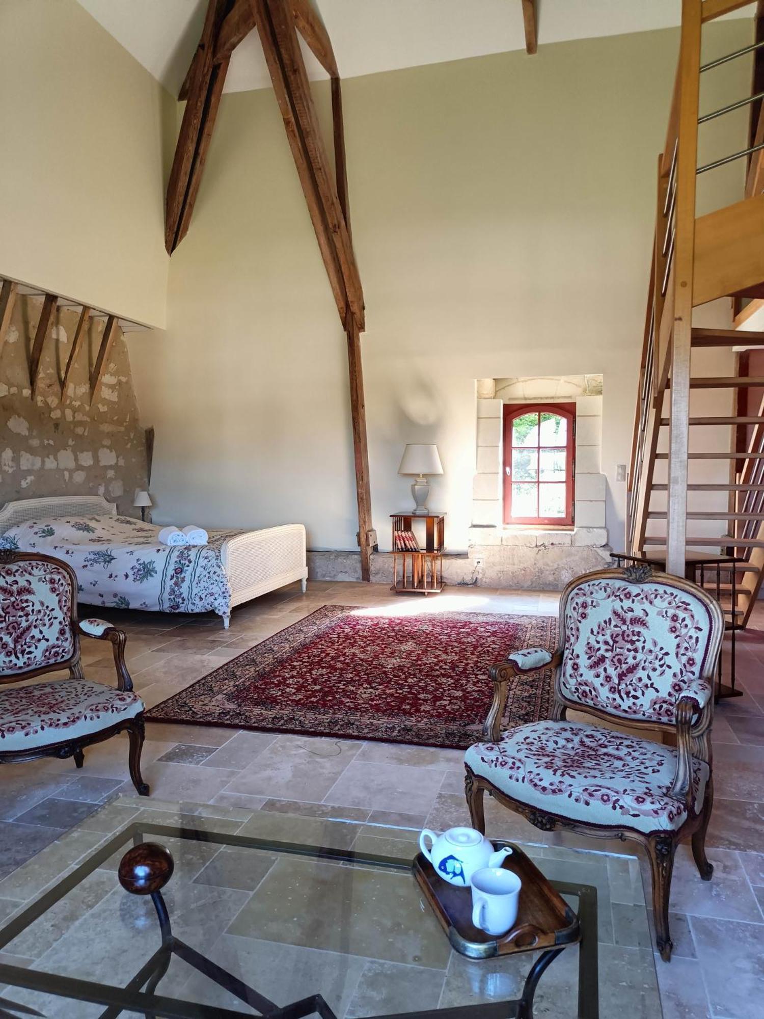 Chambres D'Hotes Au Chateau De Gizeux מראה חיצוני תמונה
